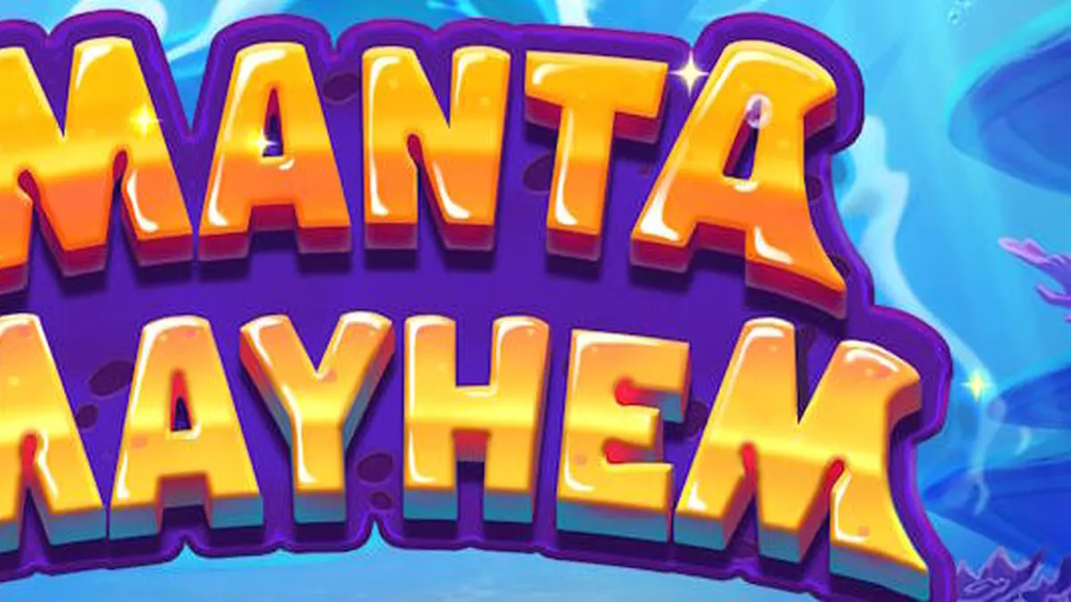 Cena submarina animada com criaturas marinhas tentando realizar um plano de roubo em Manta Mayhem